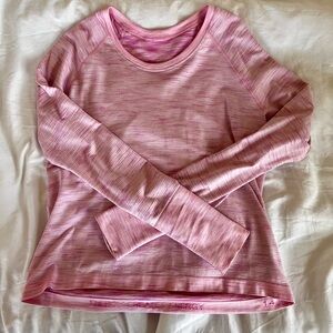 Lululemon strawberry milkshake long sleeve swiftly